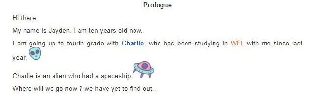 Sci Fi Prologue