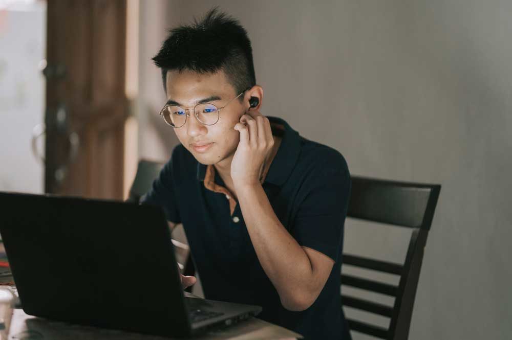 boy on computer